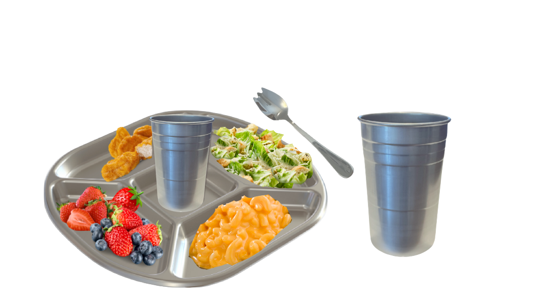 Stainless steel foodware made in the USA