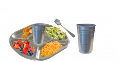Stainless steel foodware made in the USA